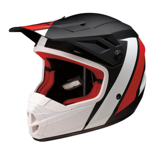 Z1R - Z1R Rise Evac Youth Helmet - 0111-1311 - Matte Black/Red/White - Small