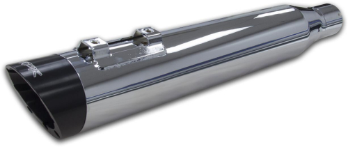 Two Brothers Racing - Two Brothers Racing 2-1 Full Length Exhaust System - Chrome w/Black Slash End Caps - 005-4640199-S