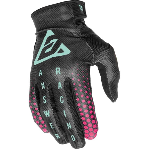 Answer - Answer A21 AR1 Swish Youth Gloves - 0402-2158-0252 - Black/Berry/Seafoam - Small