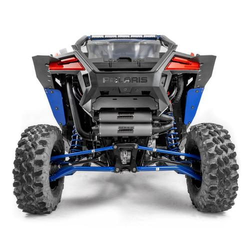 HMF Engineering - HMF Engineering Performance Series Dual Full System Exhaust - Brushed - Turn Down End Cap - 03575A636071