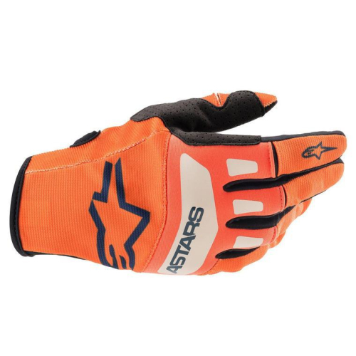 Alpinestars - Alpinestars Techstar Gloves - 3561021-472-XXL - Orange/Dark Blue/Off White - 2XL