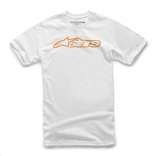 Alpinestars - Alpinestars Blaze Youth T-Shirt - 3038720002040S - White/Orange - Small