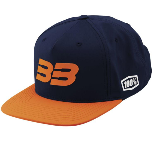100% - 100% BB33 Hat - BB-20041-455-01 - Navy/Orange - OSFA