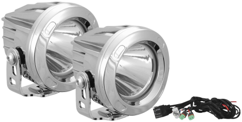 Vision X - Vision X Optimus LED Light - Round - Chrome - XIL-OPR110C-KIT
