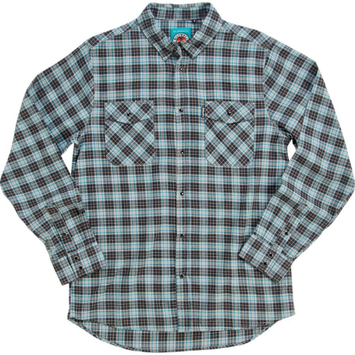 Biltwell Inc. - Biltwell Inc. Lightweight Flannel Shirt - 8145-069-002 - Pacific Blue - Small