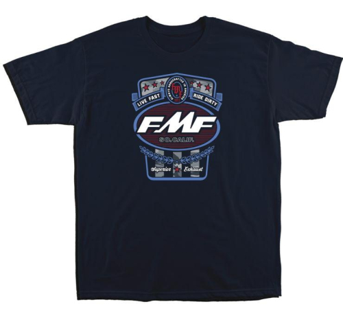 FMF Racing - FMF Racing Victory T-Shirt - FA21118910-NVY-2XL - Navy - 2XL