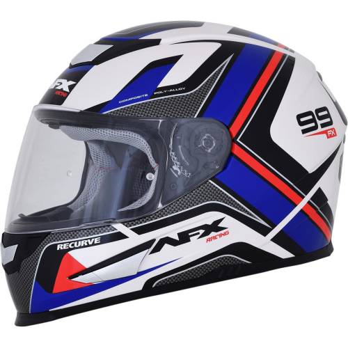 AFX - AFX FX-99 Graphics Helmet - 0101-11131 - Red/White/Blue - Small