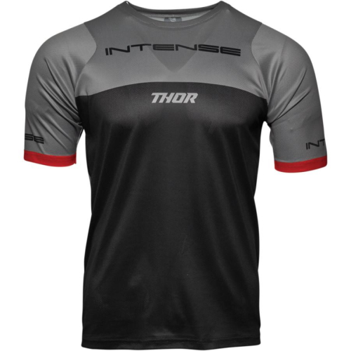Thor - Thor Intense Assist Short Sleeve Team Jersey - 5120-0061 - Black/Gray - 2XL