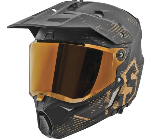 Speed & Strength - Speed & Strength SS2600 Fame and Fortune Helmet - TR-126-044 - Black/Gold - Small