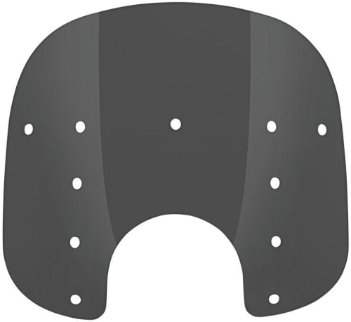 Memphis Shades - Memphis Shades Replacement Plastic for Fats Windshield (7in. Cutout) - 13in. - Dark Black Smoke - MEP31110