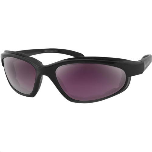 Bobster Eyewear - Bobster Eyewear Fat Boy Sunglasses - EFB004H - Matte Black/Silver HD/Revo - OSFM