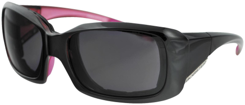 Bobster Eyewear - Bobster Eyewear AVA Convertible Womens Sunglasses - BAVA601 - Black/Pink - OSFM