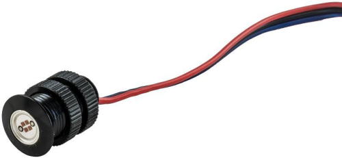 Bagger Nation - Bagger Nation Lightning Bolts Led Light - Amber - Black - BOLTS-AMB-B