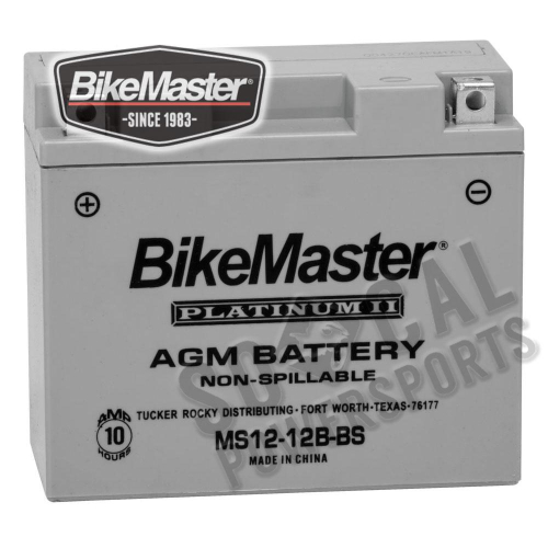 BikeMaster - BikeMaster AGM Platinum II Battery - HT12B-4-FA