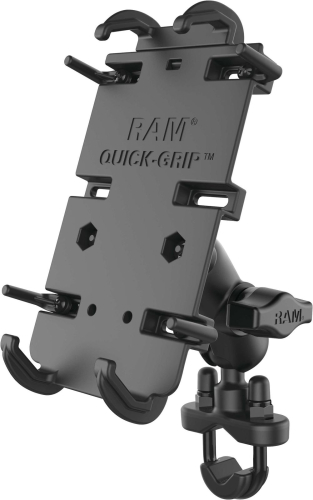 RAM Mounts - RAM Mounts Quick Grip Phone Mount with Handlebar U-Bolt Base - XL - RAM-B-149ZA-PD4