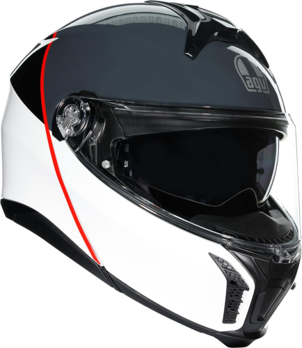 AGV - AGV Tour Balance Helmet - 211251F2OY00210 - White/Gray/Red - Small