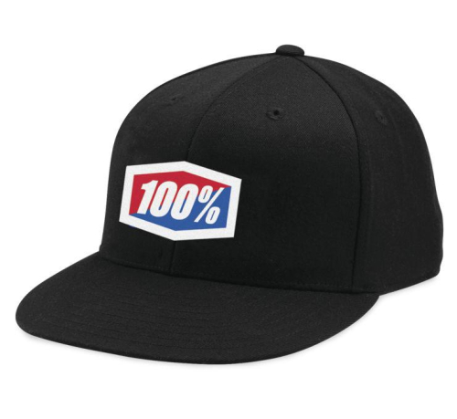 100% - 100% Official Hat - 20043-00003 - Black - Lg-XL