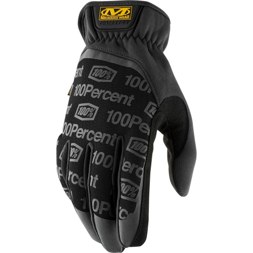 100% - 100% 100% Fastfit Gloves - 100-MFF-05-009 - Black - Medium