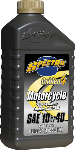 Spectro - Spectro Golden Motorcycle Semi-Syn 4T - 10W40 -1lt. - L.SG414