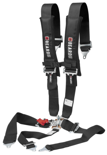 Beard Seats - Beard Seats 3x3 5-Point Latch & Link-Style Buckle Safety Harness with Pads - 880-330-01