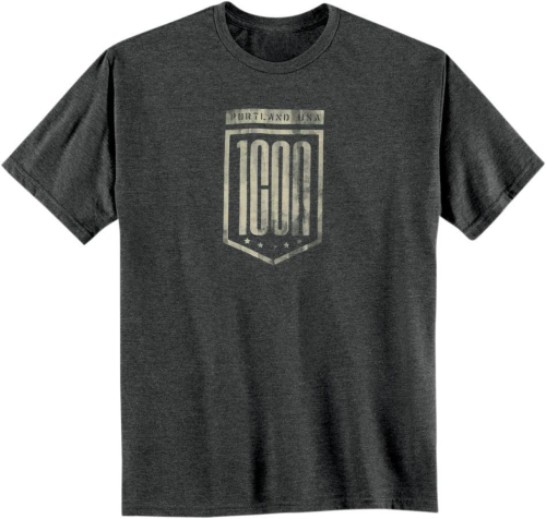 Icon - Icon 1000 Crest T-Shirt - 3030-6762 - Heather Gray - Large