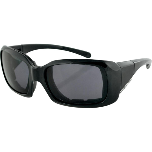Bobster Eyewear - Bobster Eyewear AVA Convertible Womens Sunglasses - BAVA101 - Black/Smoke Lens - OSFM
