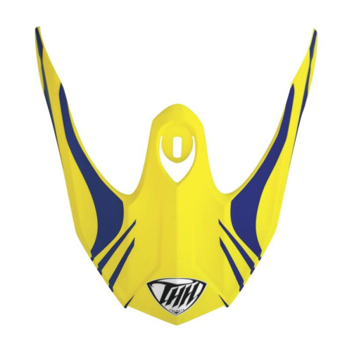 THH Helmets - THH Helmets Visor Twister for T730X Helmets - Yellow/Blue - 648110