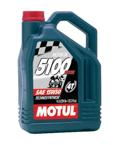Motul - Motul 5100 4T Synthetic Ester Blend Motor Oil - 15W50 - 1gal. - 3082GAA