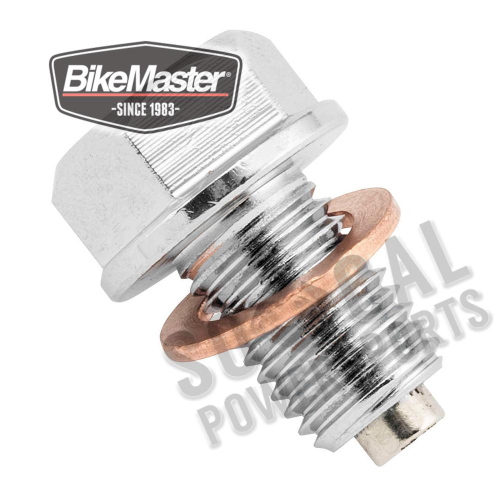 BikeMaster - BikeMaster Steel Magnetic Oil Drain Plug - 10mm x 1.25 - 29-10Z125
