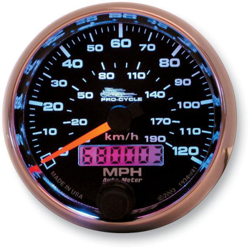 Auto Meter - Auto Meter 2 5/8in. Electronic Speedometer - Black Face - 19340