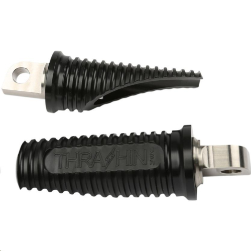Thrashin Supply Company - Thrashin Supply Company Canyon Male-Mount Footpegs - Black Anodized - TSC-2018-1-D