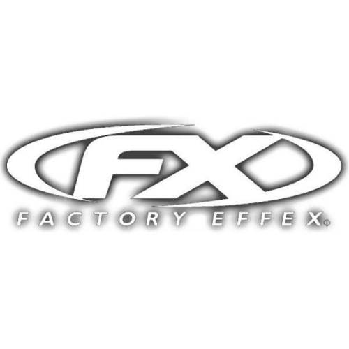 Factory Effex - Factory Effex Die-Cut Sticker - 1ft. - Factory Effex, White - 14-94022