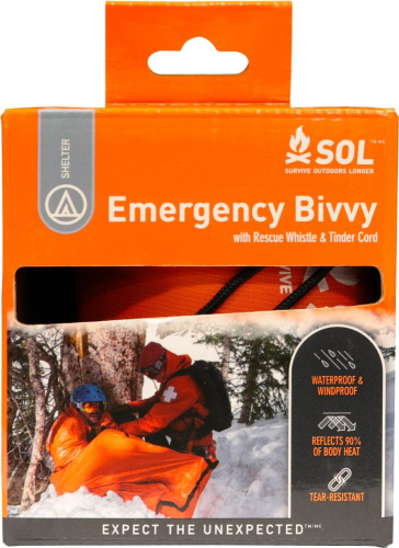 Adventure Medical Kits - Adventure Medical Kits Emergency Bivvy with Rescue Whistle - 6Pk. - 0140-1142