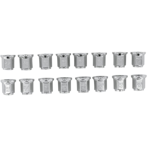 ITP - ITP Lug Nuts - 12mm x 1.25, Flat Base, 17mm Head - ALUG16BX