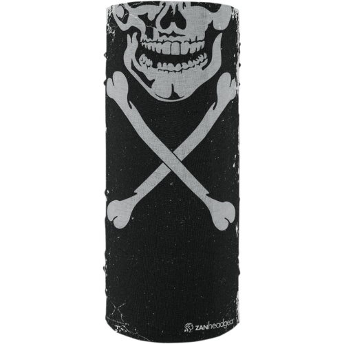 Zan Headgear - Zan Headgear Motley Tube - T227 - Skull/Crossbones - OSFM