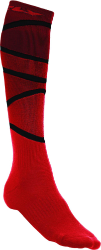 Fly Racing - Fly Racing MX Socks - Thick - 350-0422S - Red/Black - Sm-Md