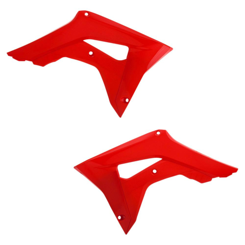 Acerbis - Acerbis Radiator Shrouds - Red - 2630660227