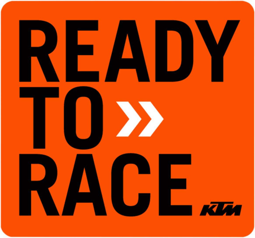 DCOR - DCOR KTM Ready To Race OEM Decal - 4in. - 40-30-200