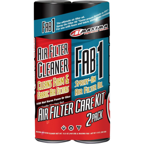Maxima - Maxima Air Filter Maintenance Care Kit Combo - 2 Pack - 70-799202