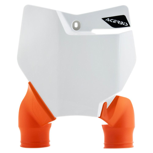 Acerbis - Acerbis Raptor Front Number Plate - White - 2527420002