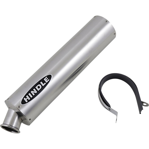 Hindle - Hindle Stealth Muffler - 16in. Round - Satin Stainless Steel - GPS162R