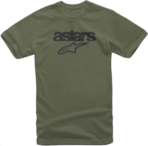 Alpinestars - Alpinestars Heritage Blaze T-Shirt - 1038-72002-690-LG - Military - Large