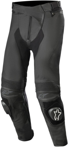 Alpinestars - Alpinestars Missile Leather V2 Pants - 3121519-10-60 - Black Airflow - 50