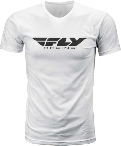 Fly Racing - Fly Racing Corporate Standard Youth T-Shirt - 352-0944YL - White - Large