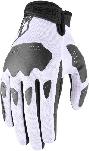 Icon - Icon Hooligan Gloves - 3301-3881 - White - Large