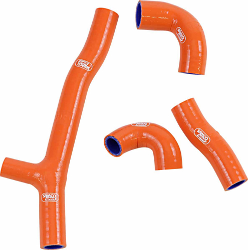 Moose Racing - Moose Racing OEM Fit Radiator Hose Kit - 4 Piece - Orange - 1902-1590