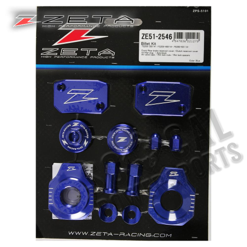 ZETA - ZETA Billet Kit - Blue - ZE51-2546