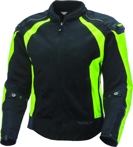 Fly Racing - Fly Racing CoolPro Mesh Jacket - 477-4055S - Black/Hi-Vis - Small