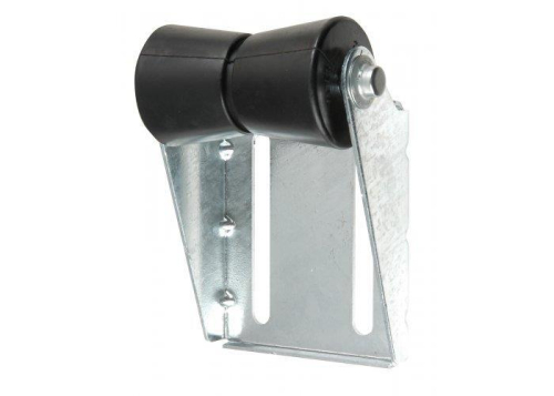 C.E. Smith - C.E. Smith Roller Bracket Assemblies - 5in. Keel - Black Rubber - 10401G