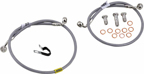 Galfer Front Brake Line Kit (2 Line) Compatible With 08-09 SUZUKI GSXR600